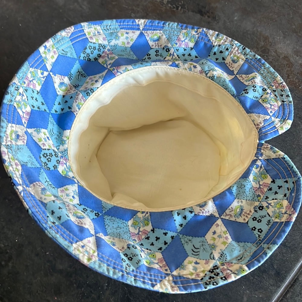 quilt bucket hat vintage 60’s - Picture 4 of 4